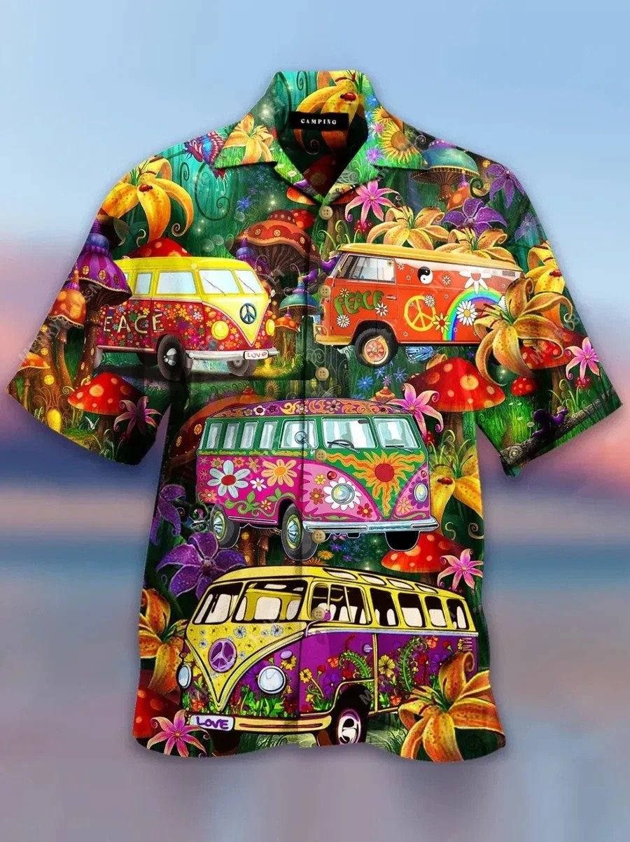 Flower Hawaiian Shirt