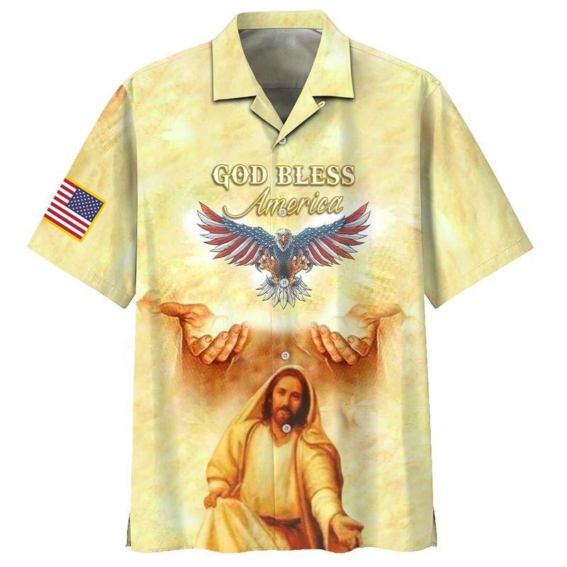 God Bless Hawaiian Shirt