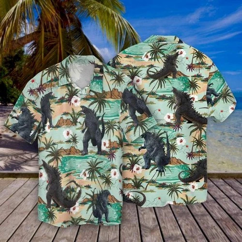Godzilla Hawaiian Shirts Unisex