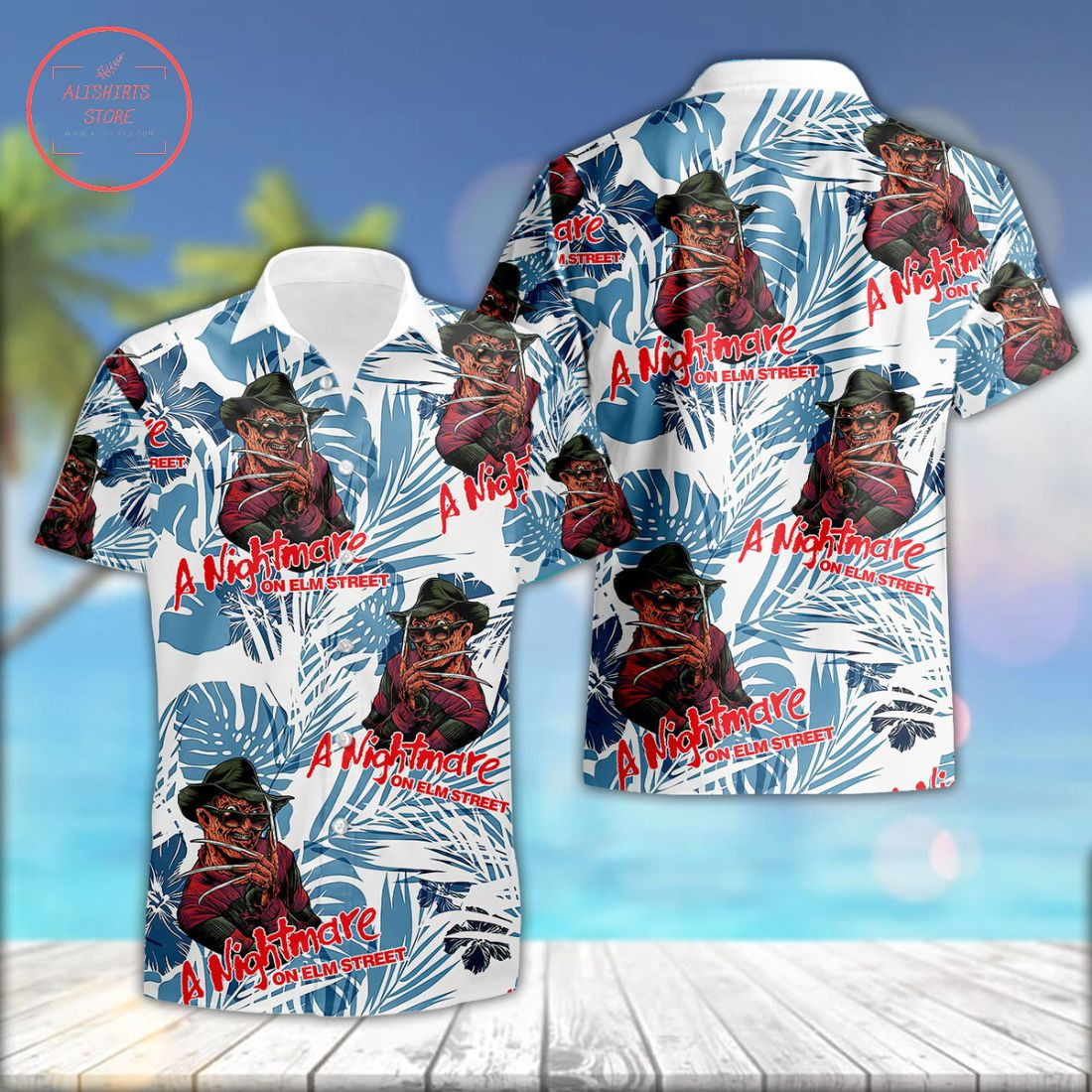 Hawaiian Aloha Shirts A Nightmare On Elm Street Halloween