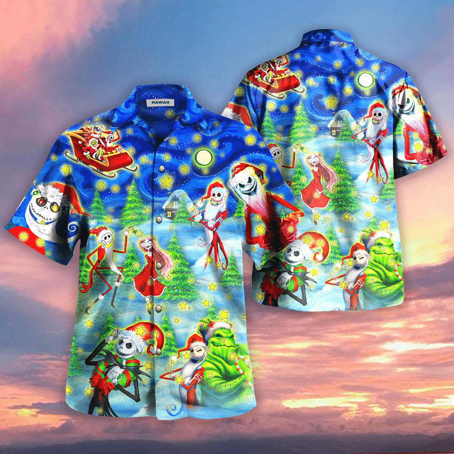 Hawaiian Aloha Shirts Christmas Is Coming To The Nightmare Town