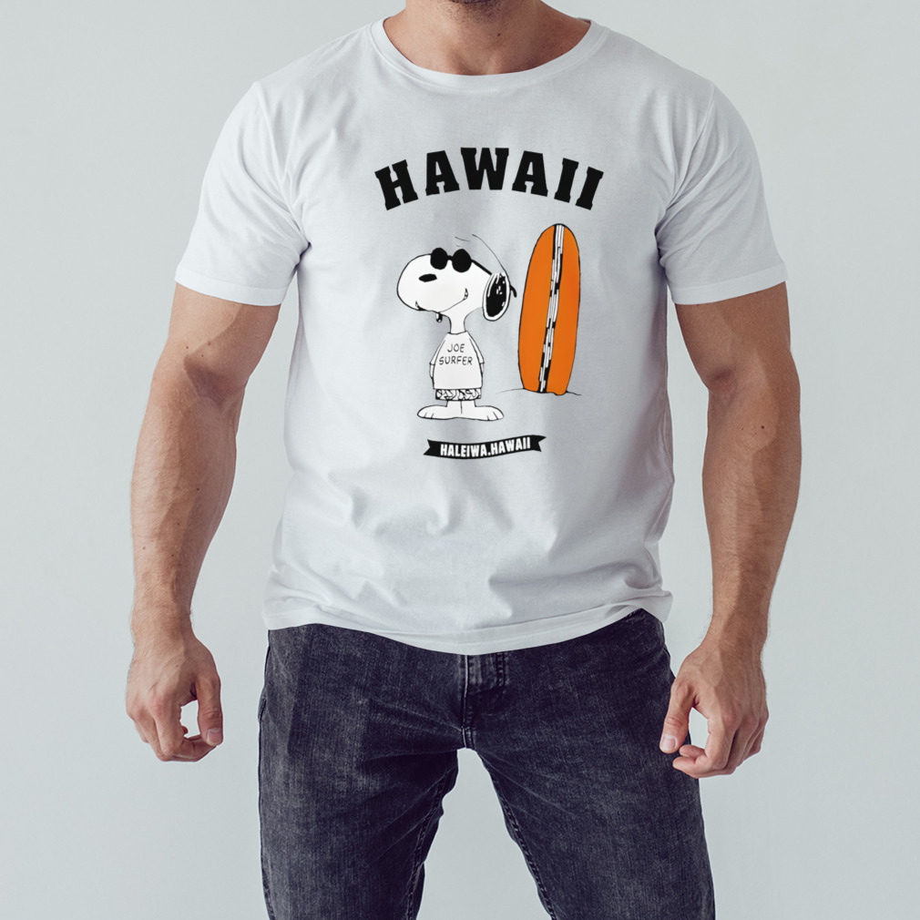 Joe Surfer Haleiwa Hawaii Snoopy shirt