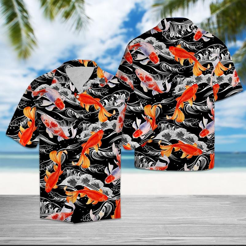 Koi Fish Hawaiian Shirt Unisex