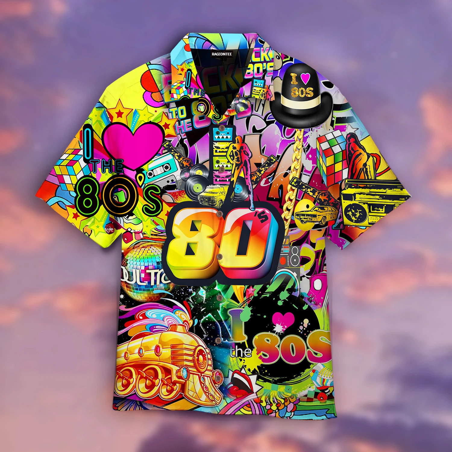 Life Is Better With 80S Music Party Hawaiian Shirt