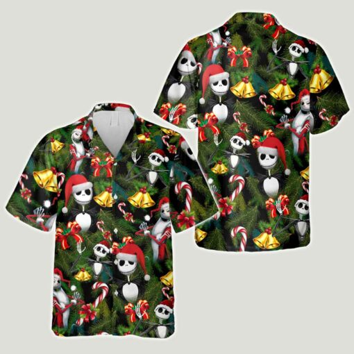 Nightmare Pumpkin King Christmas 3D All Over Printed Hawaiian Shirt