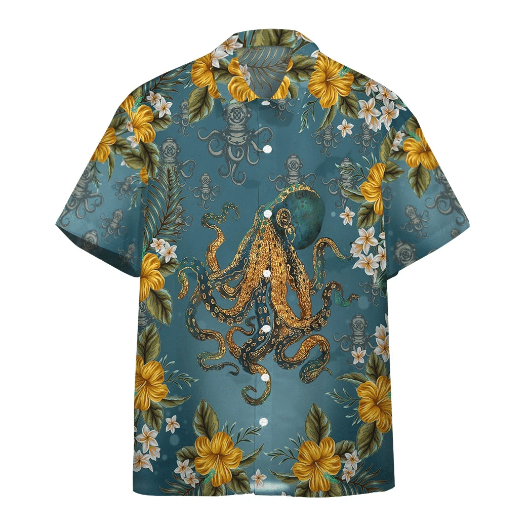 Octopus Hawaiian Shirt Unisex