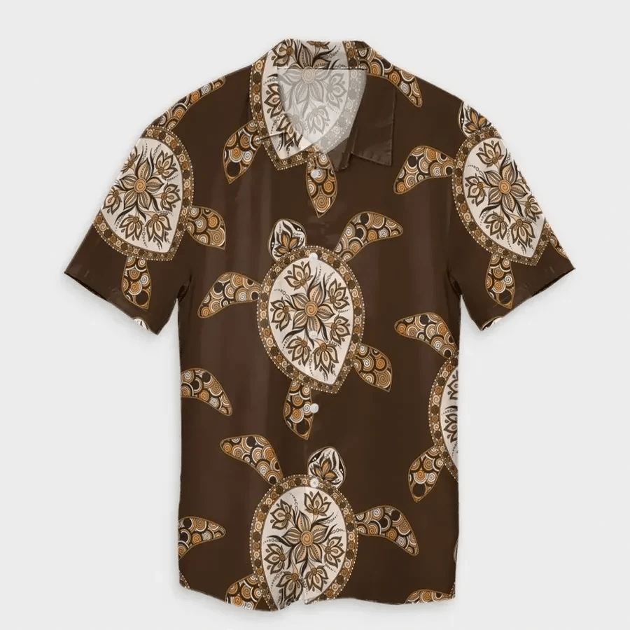 Old School Turtle Hawaiian Shirt
