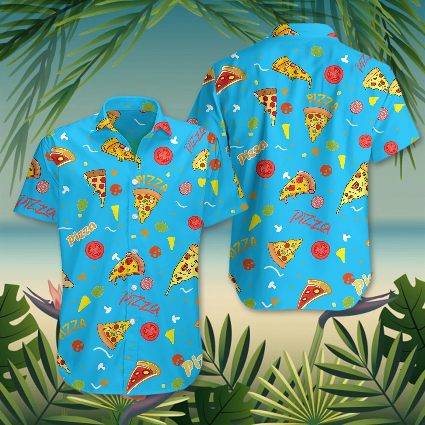 Pizza Hawaiian Shirt Unisex