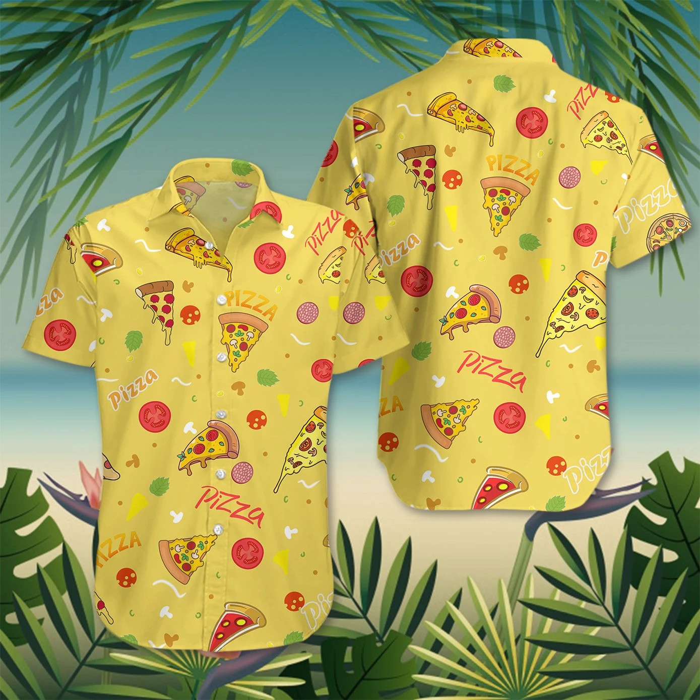 Pizza Hawaiian Shirt