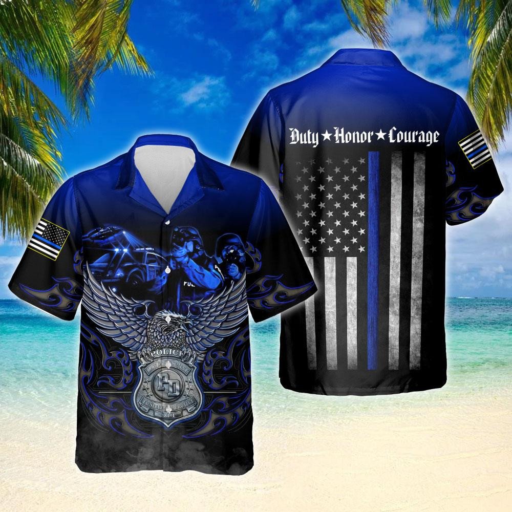Police Law Enforcement Hawaiian Shirt