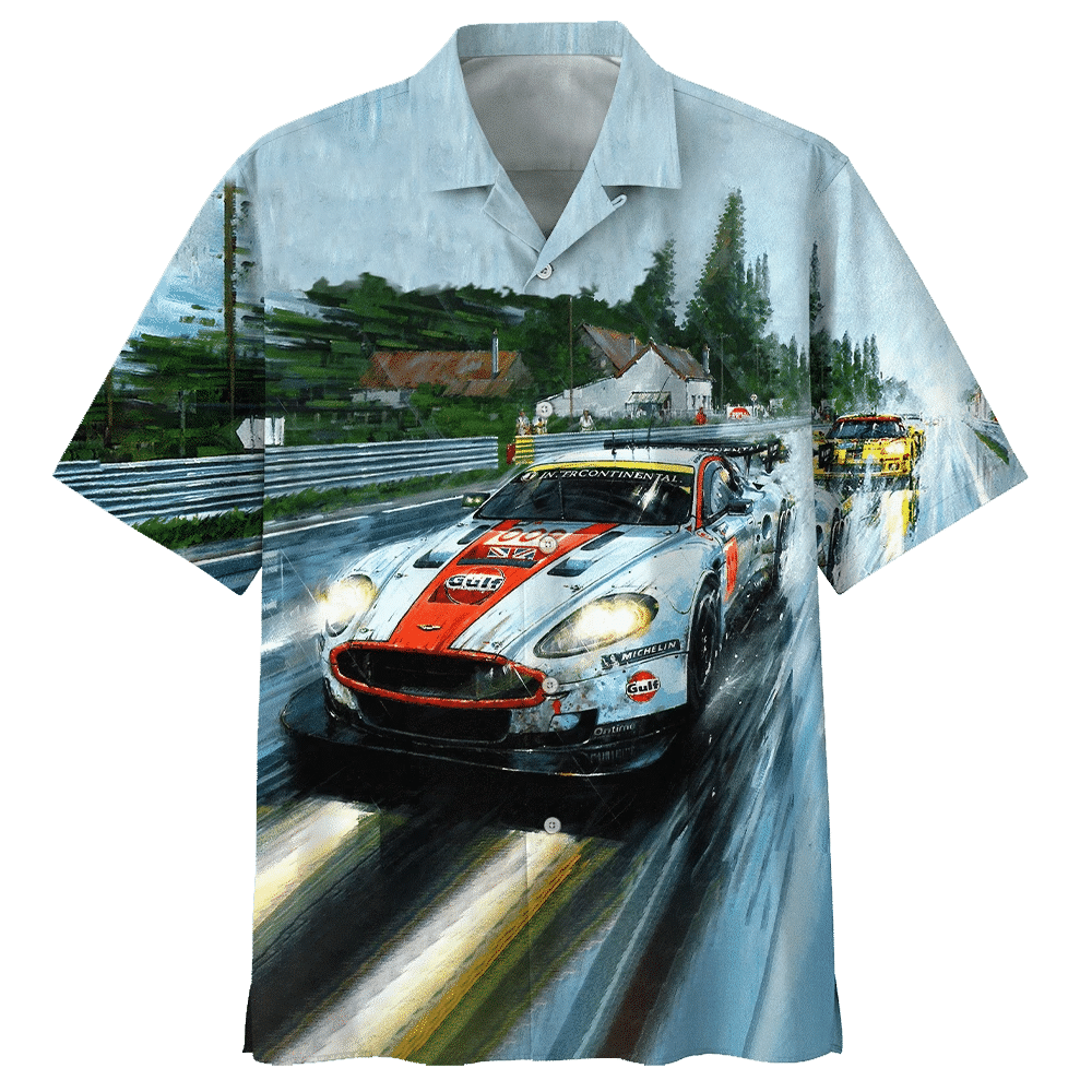 Racing Car Hawaiian Shirts