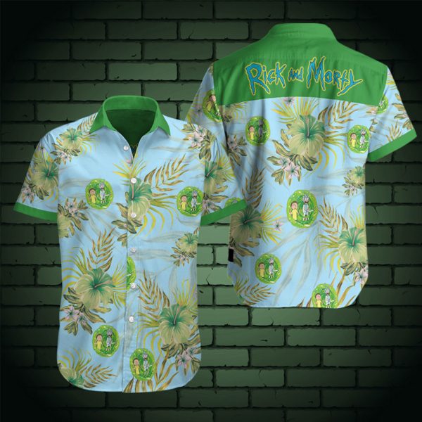 Rick And Morty Hawaiian Shirt Summer Beach Clothing Clothes For Men Women