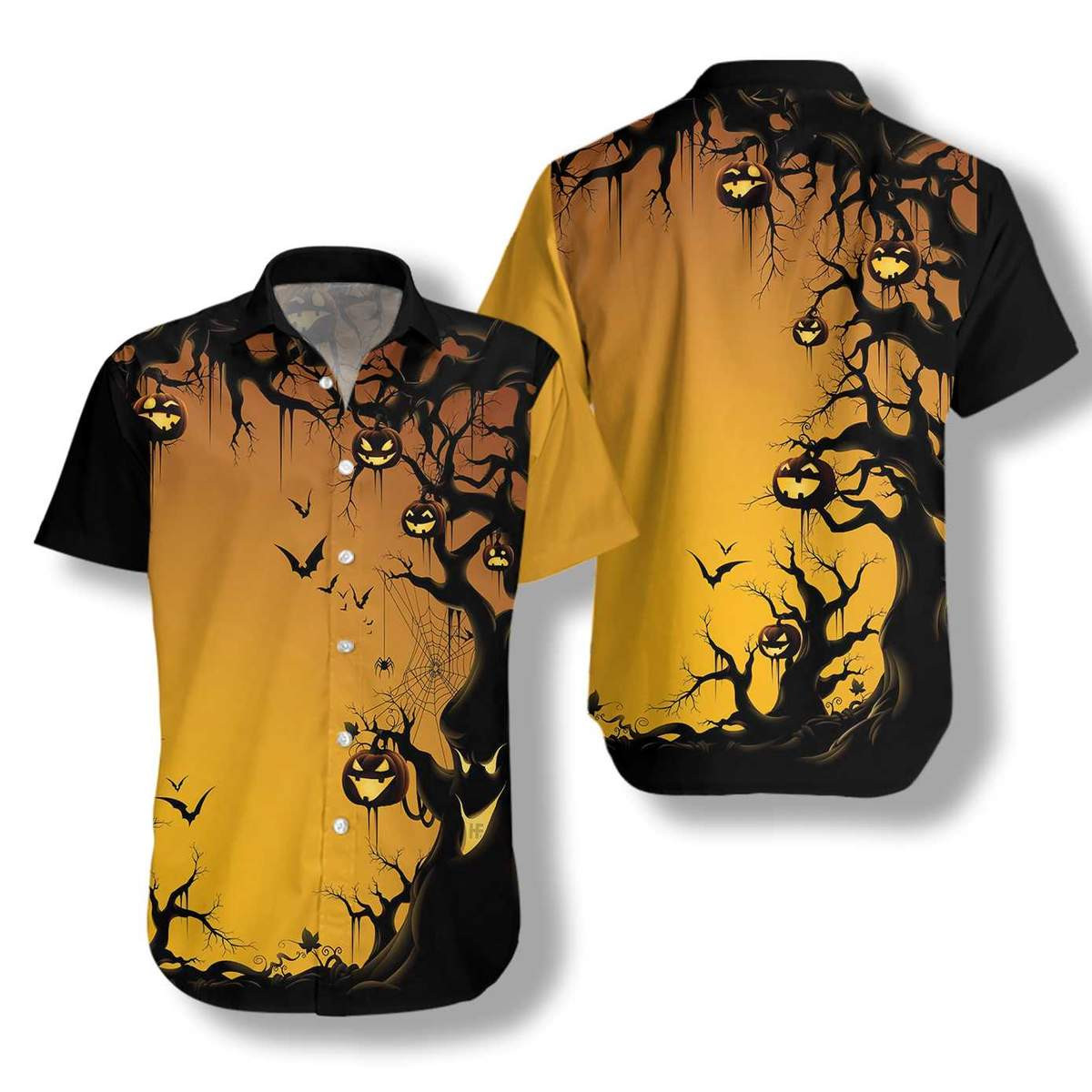 Scary Halloween Tree Hawaiian Shirt