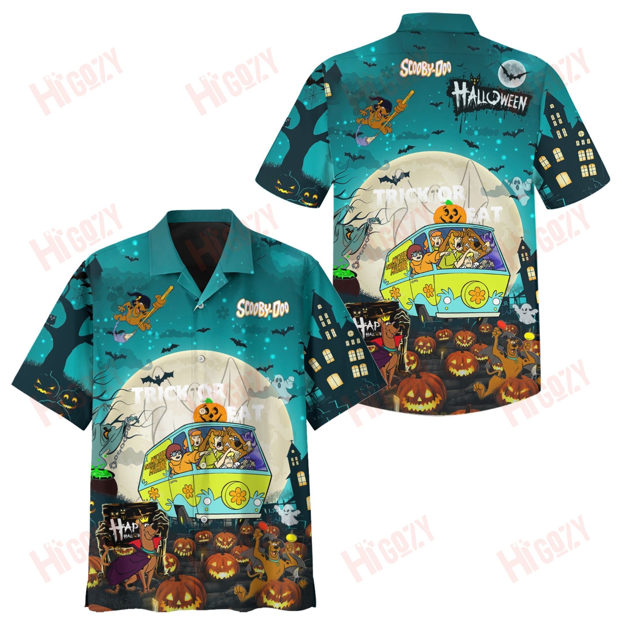 Scooby Doo Halloween Hawaiian Horror Movie Friends Shirt