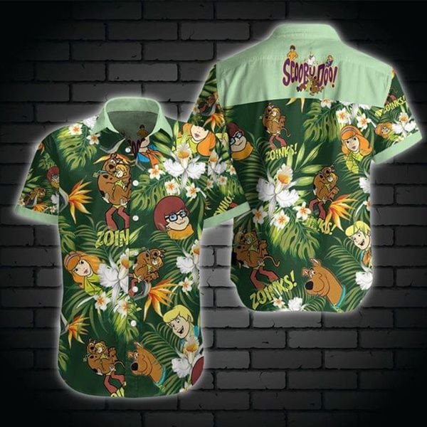 Scooby Doo Zoinks Hawaiian Shirt Summer Beach Clothes Outfit For Men Women