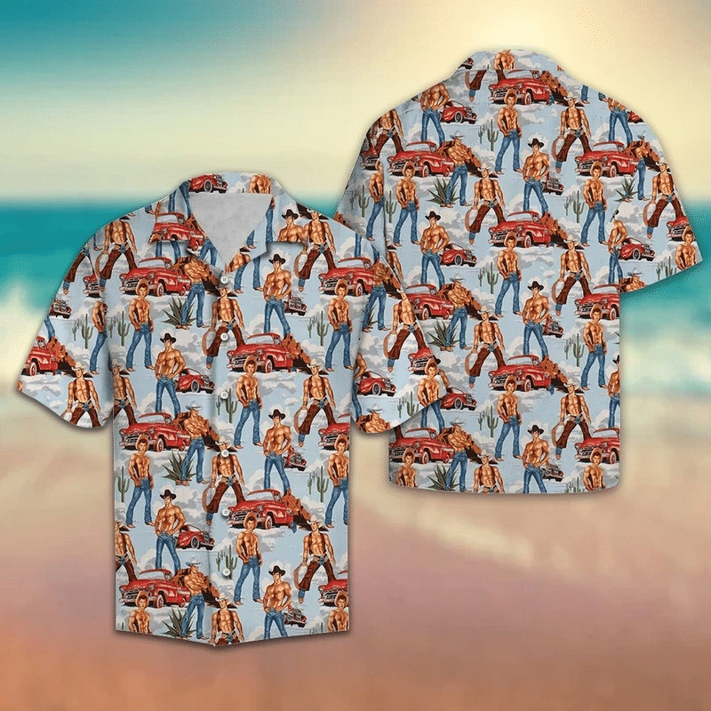 Sexy Cowboy Hawaiian Shirt