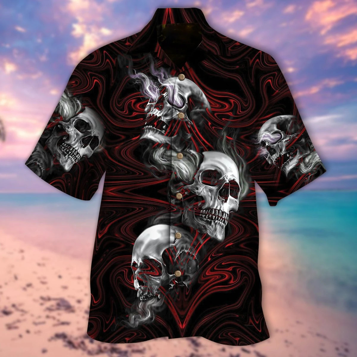 Skull Hawaiian Shirt Unisex Adult Hw6612
