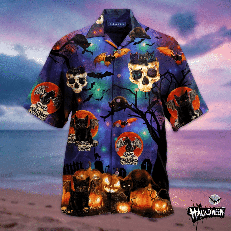 Skull Hawaiian Shirt  Unisex  Adult  Hw8176