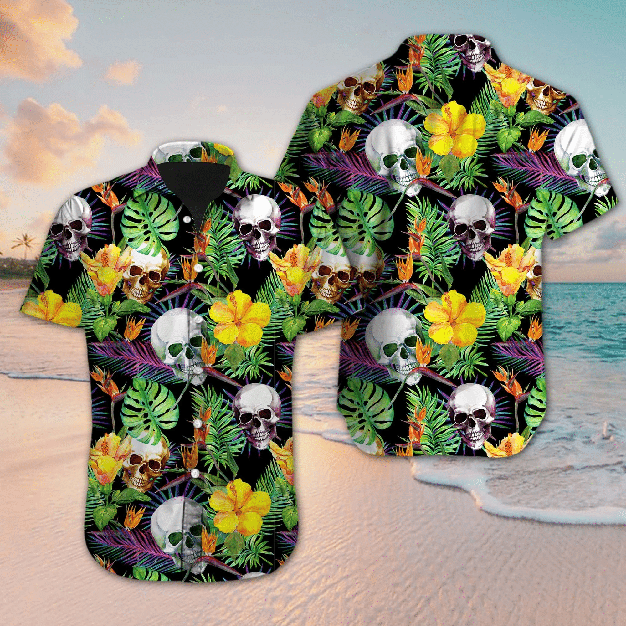 Skull Hawaiian Shirt