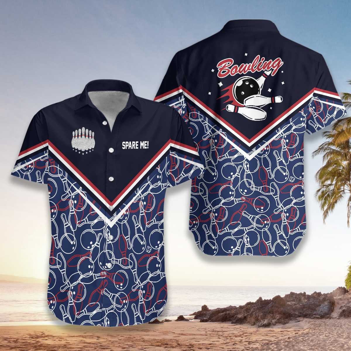 Spare Me Bowling Hawaiian Shirt