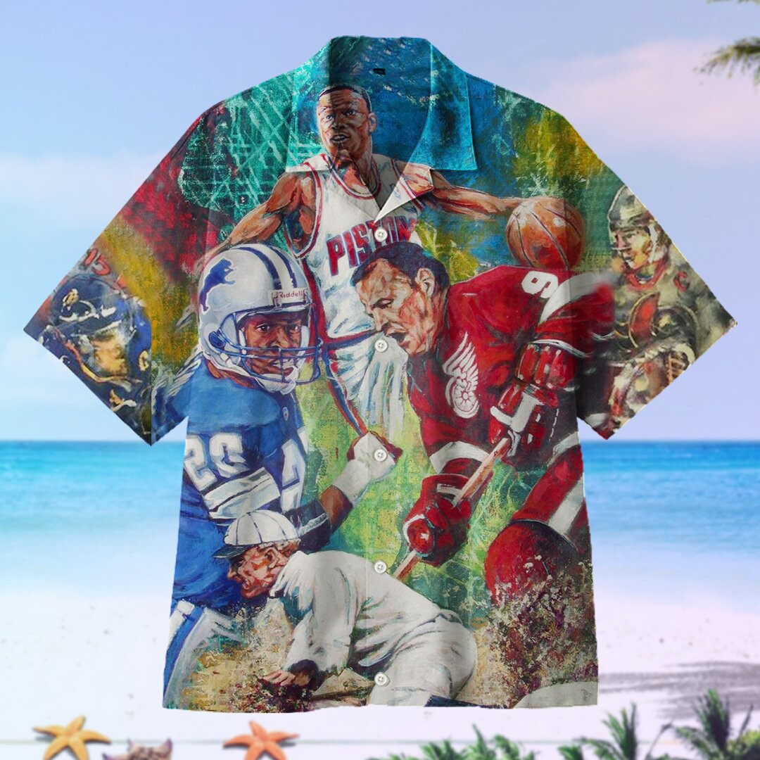 Sports Painting Art Hawaiian Shirt
