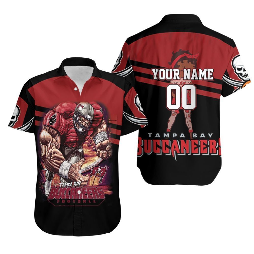 Tampa Bay Buccaneers Black Betty Boop Nfc South Champions Super Bowl 2021 Personalized Hawaiian Shirt