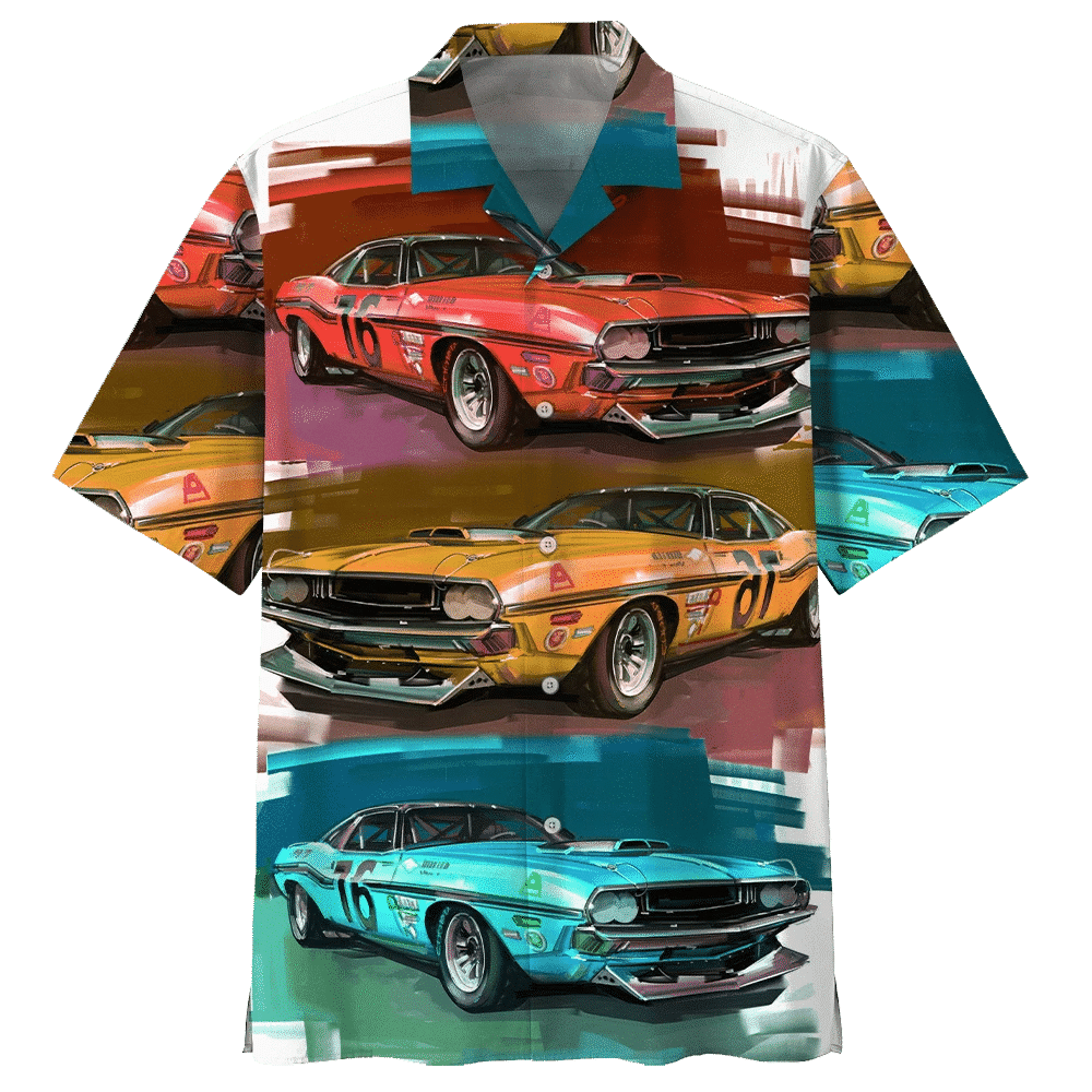 Top Racing Car Hawaiian Shirts