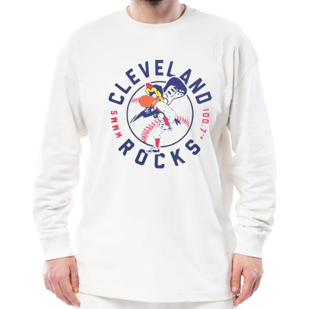 Wmms Cleveland Baseball Rock Mascoshirt