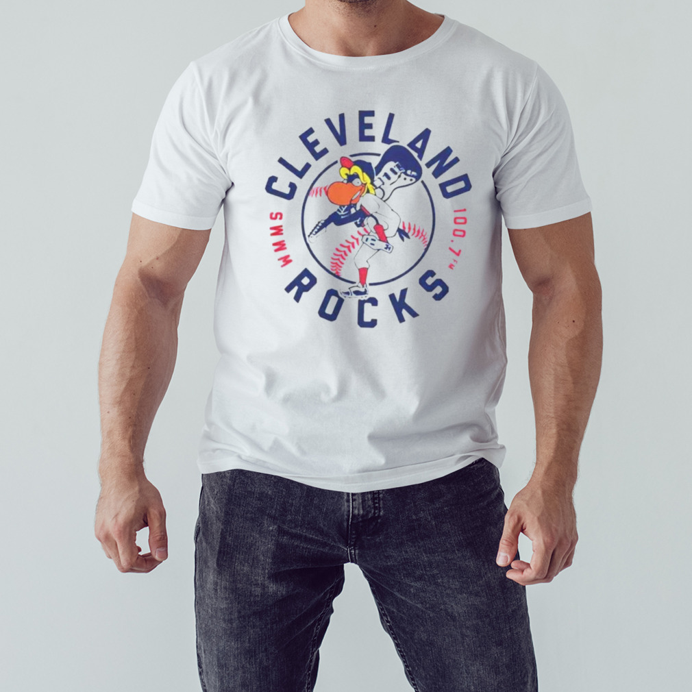 Wmms Cleveland Baseball Rock Mascoshirt