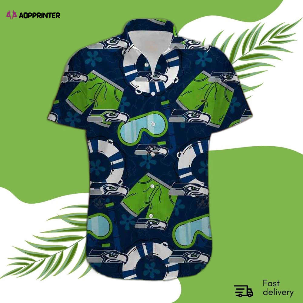 Seattle Seahawks NFL Hawaiian Shirt Watermelons Aloha Shirt