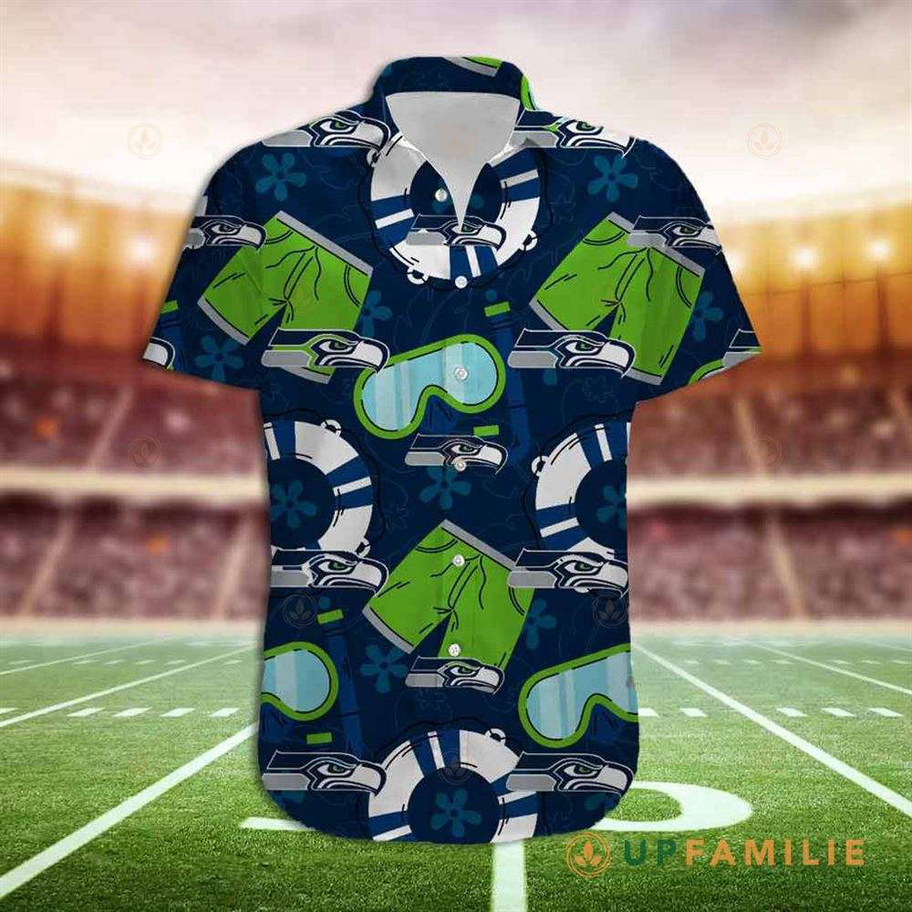 Seattle Seahawks NFL Hawaiian Shirt Watermelons Aloha Shirt