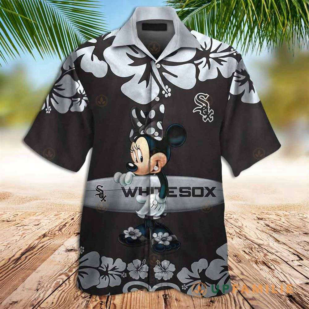 MLB Chicago White Sox Hawaiian Shirt Surfing Minnie Mouse Cool