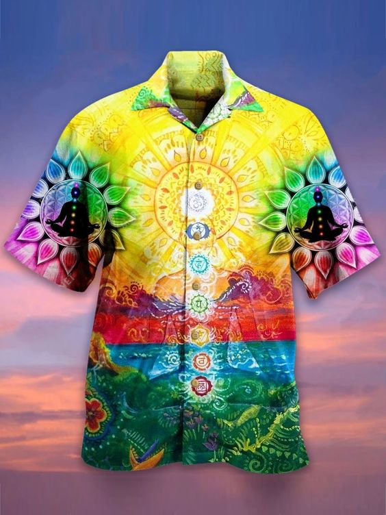 Abstract Vintage Hawaiian Shirt
