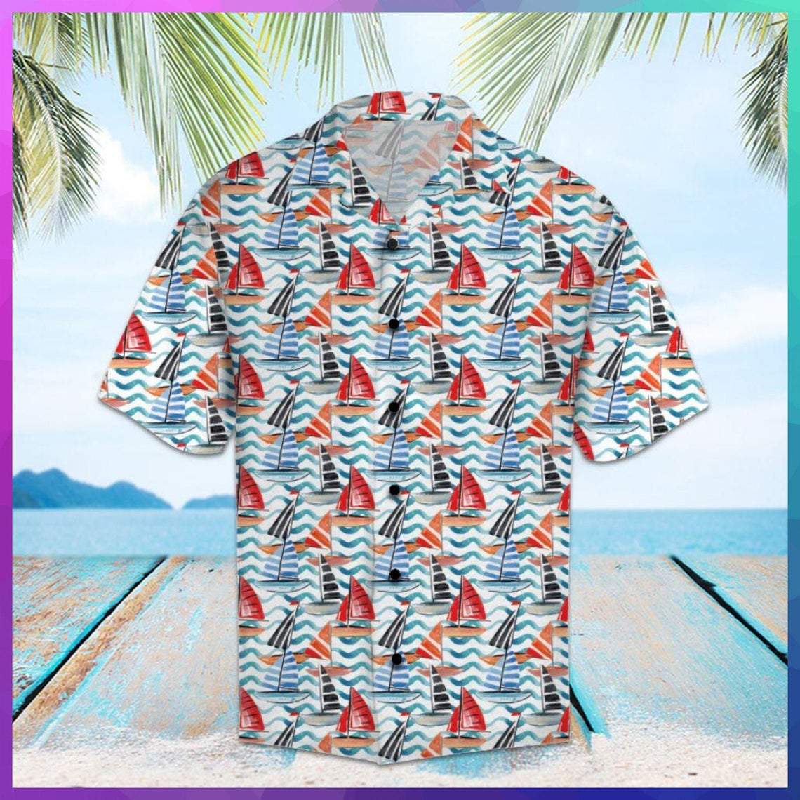 Amazing Sailing Hawaiian Shirt