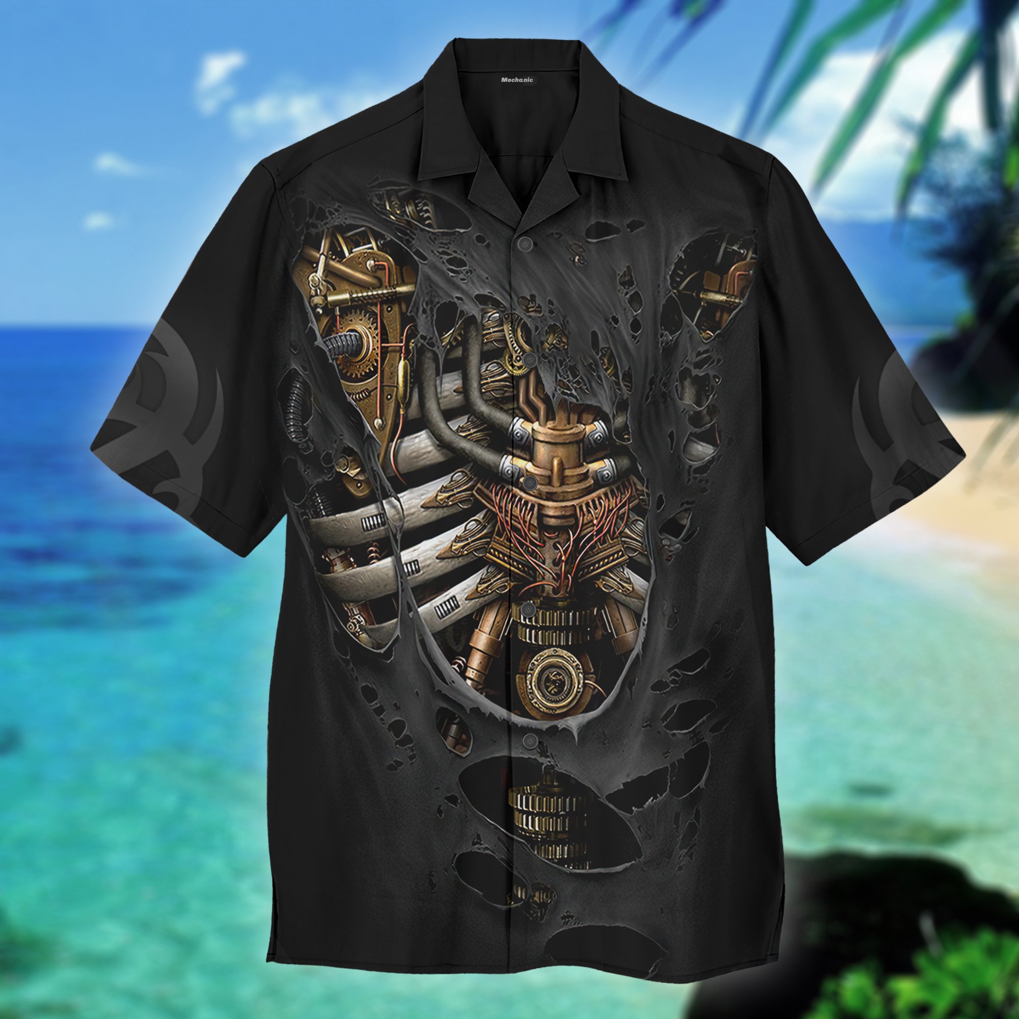 Awesome Mechanic Inside Body Hawaiian Shirt