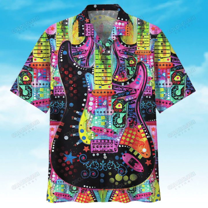 Best Guitar Hawaiian Shirt