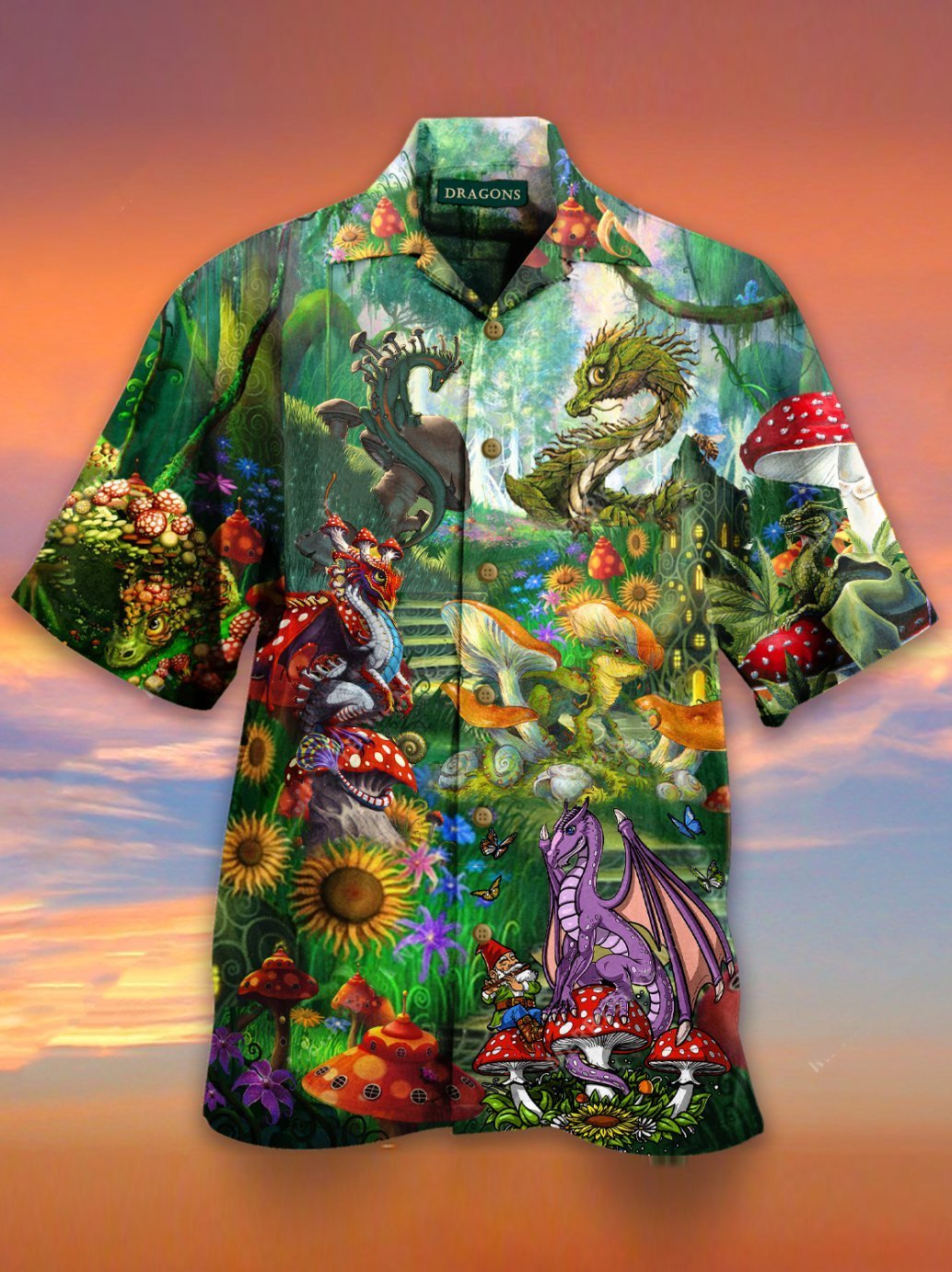 Dragons Hawaiian Shirts