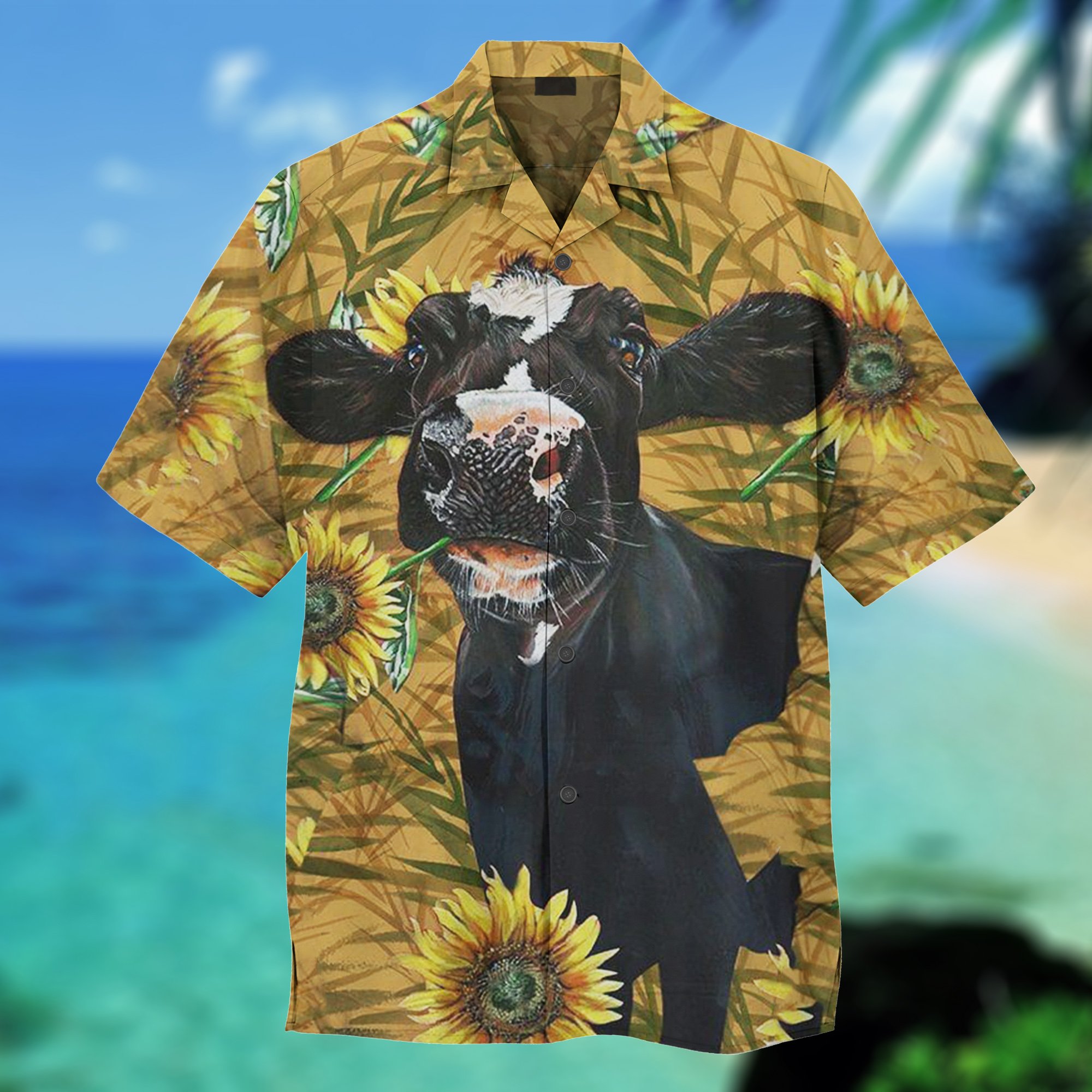 Funny Dairy Cow Hawaiian Shirt