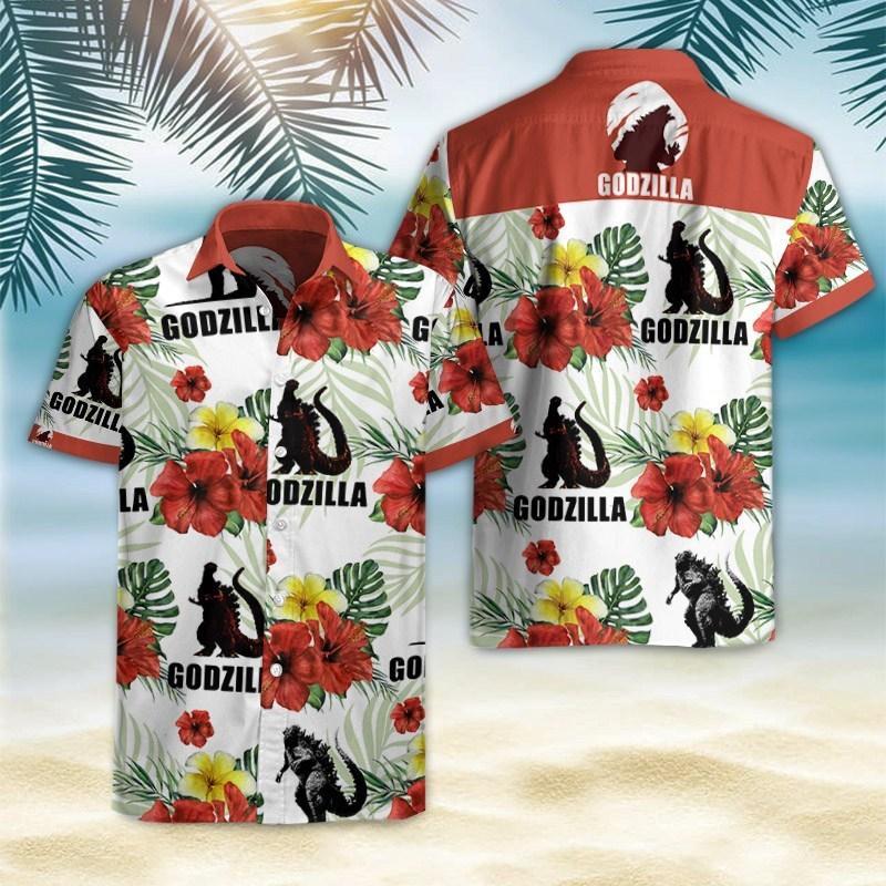 Godzilla Hawaiian Shirt