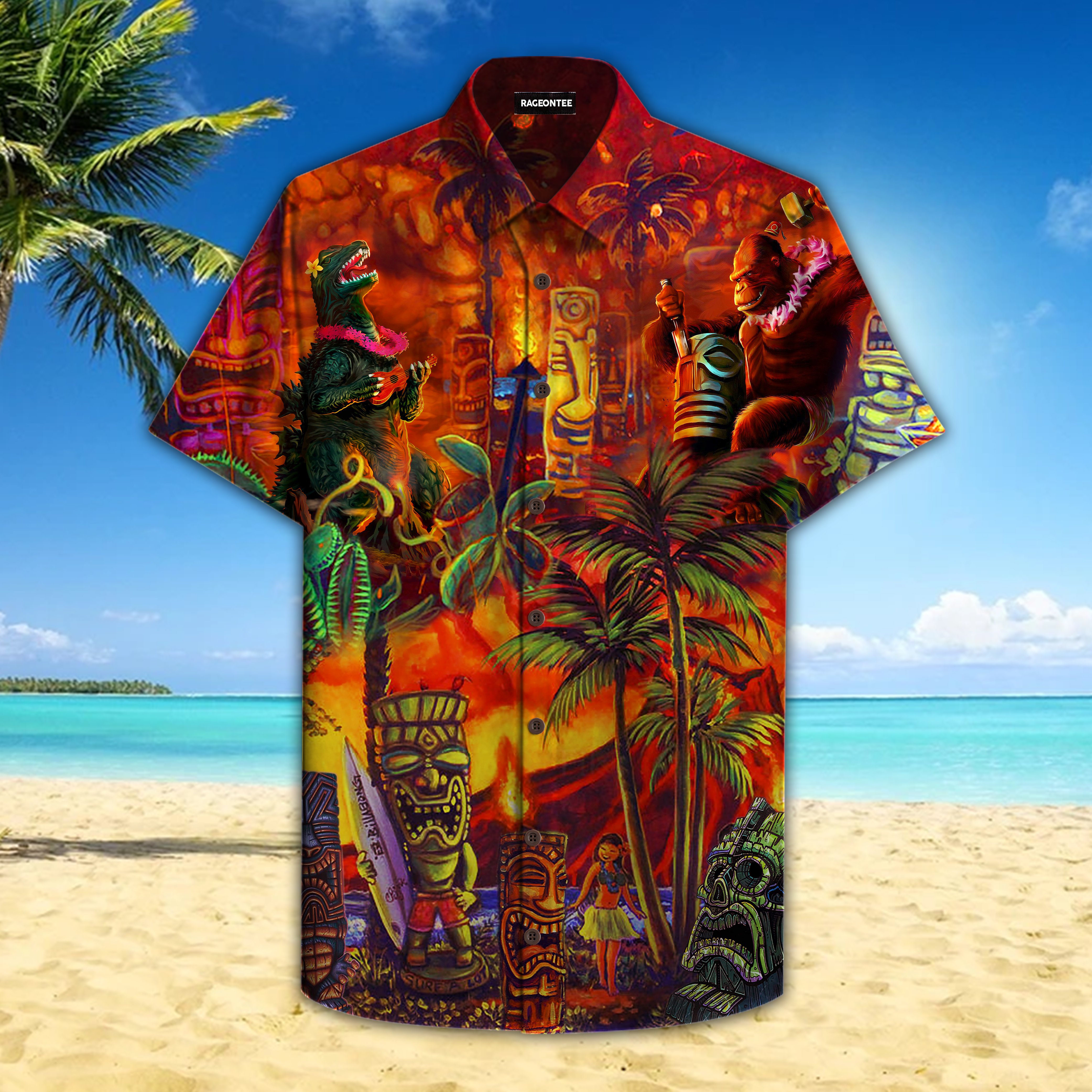 Kong And Gorilla Hawaiian Shirt