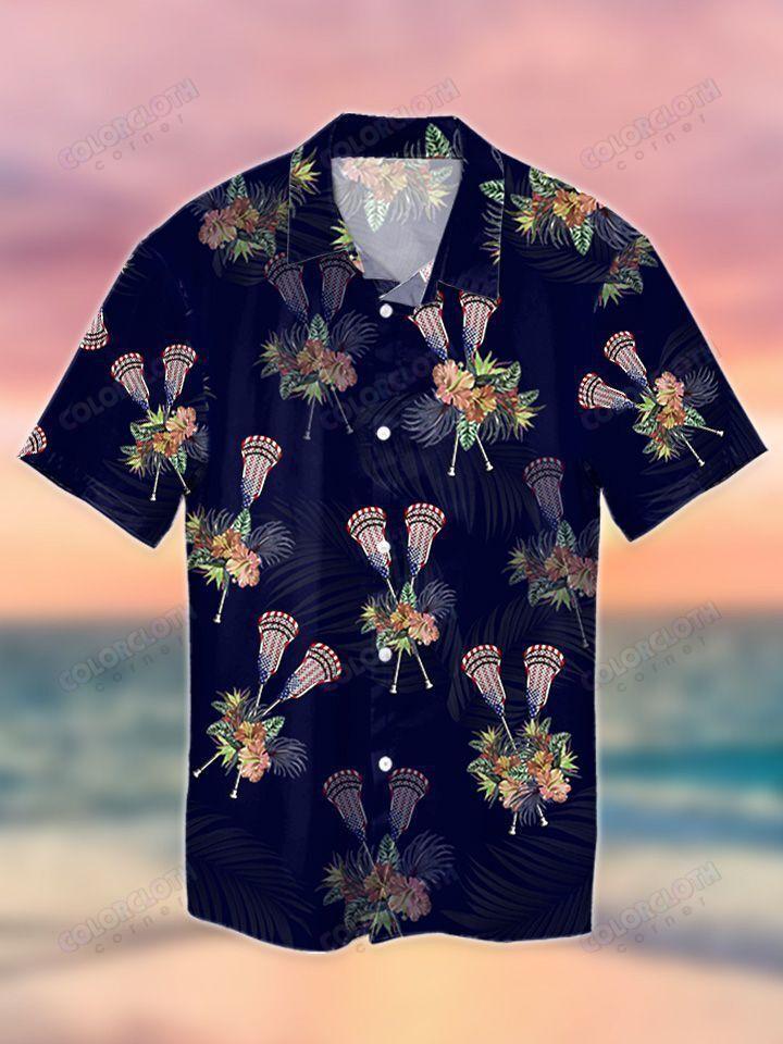 Lacrosse Tropical Hawaiian Shirt