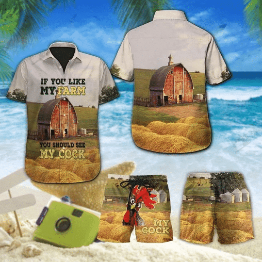 Like My Farm Hawaiian Shirt