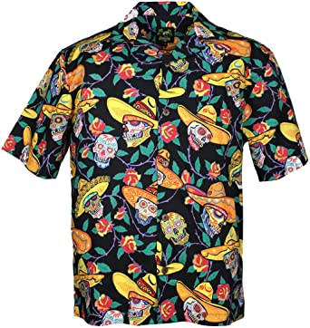 Mexico Skull Hawaiian Shirt
