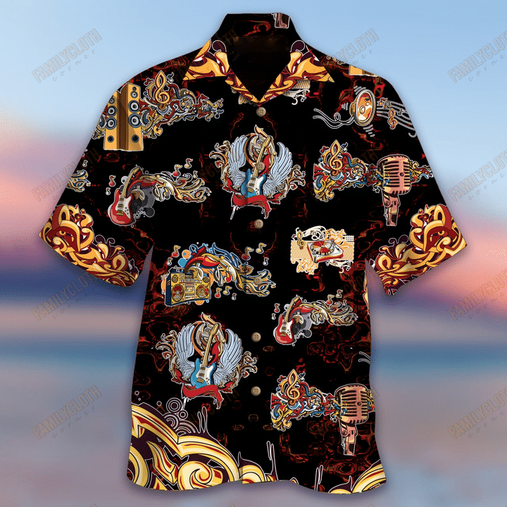 Musical Instrument Hawaiian Shirt