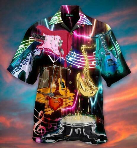 Musical Instruments Hawaiian Shirt