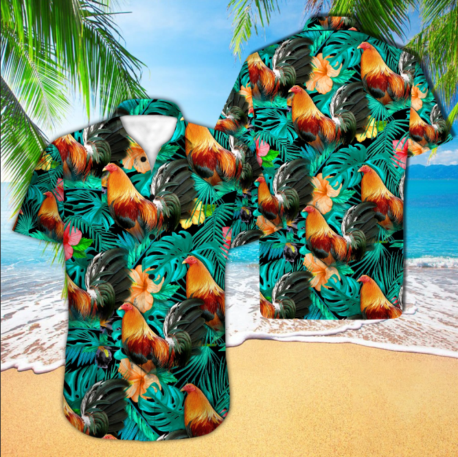 Rooster Hawaiian Shirts