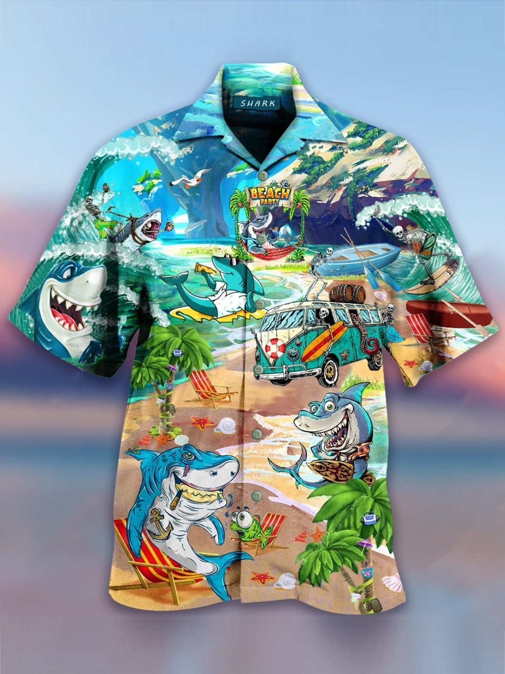 Sharks Hawaiian Shirt