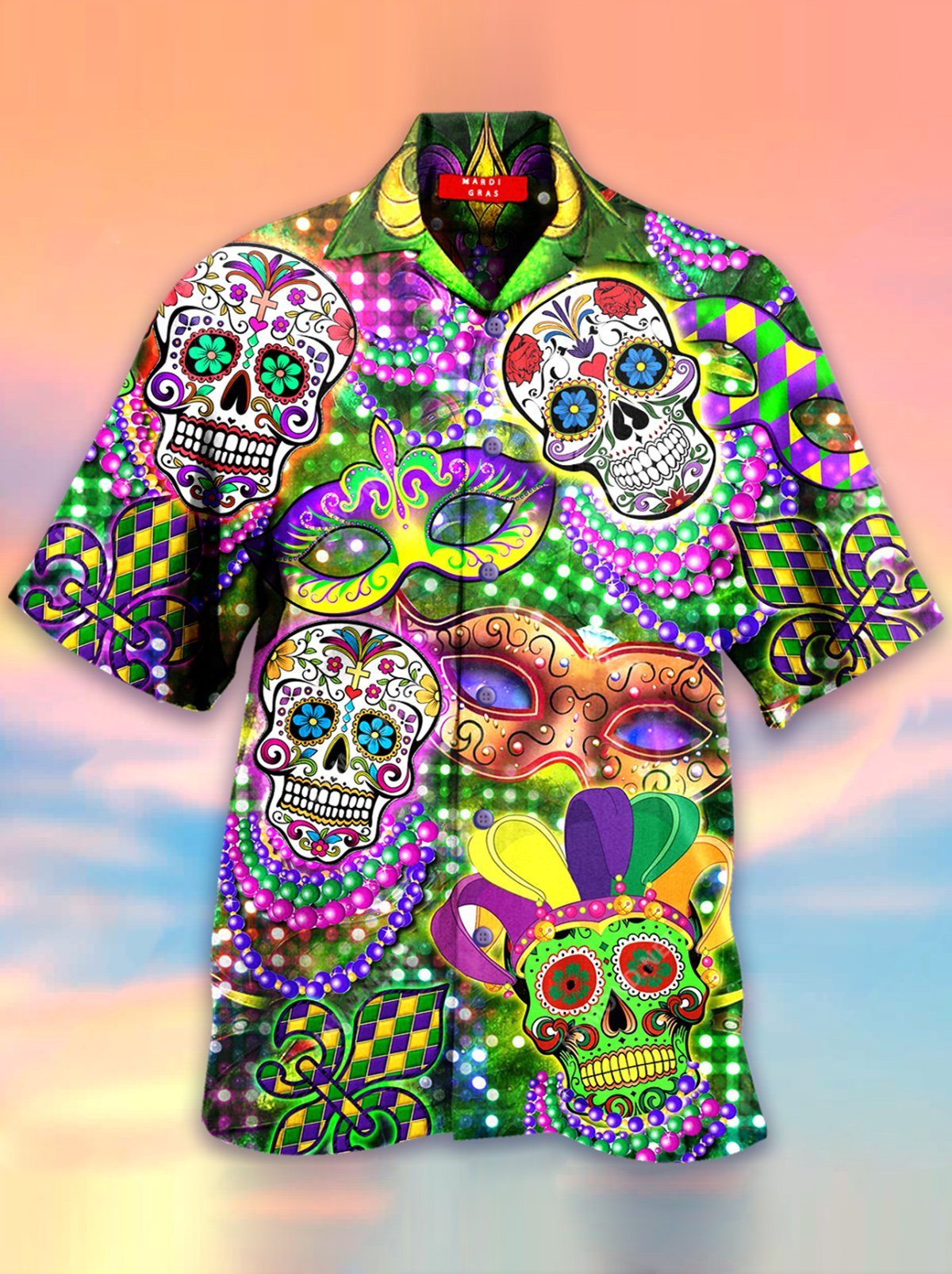 Skull Hawaiian Shirt Unisex