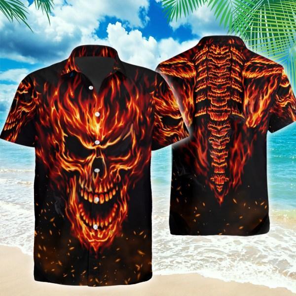 Skull Lover Hawaiian Shirt