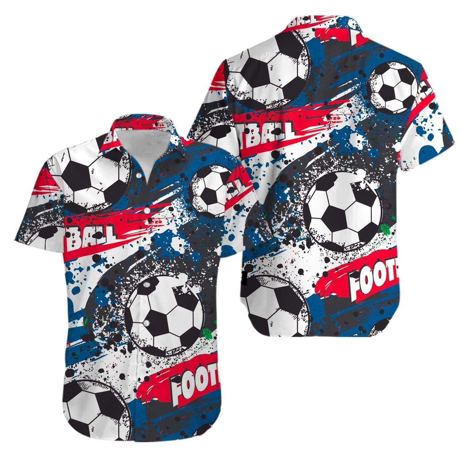 Soccer Football Unisex Hawaiian Shirt